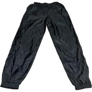 L 1994 Nike Windbreaker track pants Vintage Black jogger parachute logo zip y2k